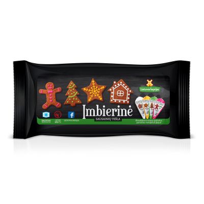 Tešla imbierinių sausainių, šaldyta, 500 g
